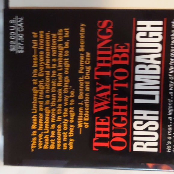 Rush Limbaugh, The Way Things Ought To Be, Hardcover Book - Picture 5 of 6